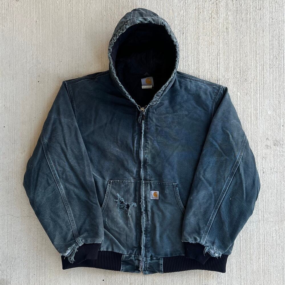 Carhartt J140 BLK faded black work wear jacket